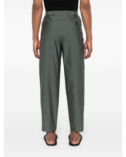 Pantalones con pinzas Lemaire de hombre de color Gray