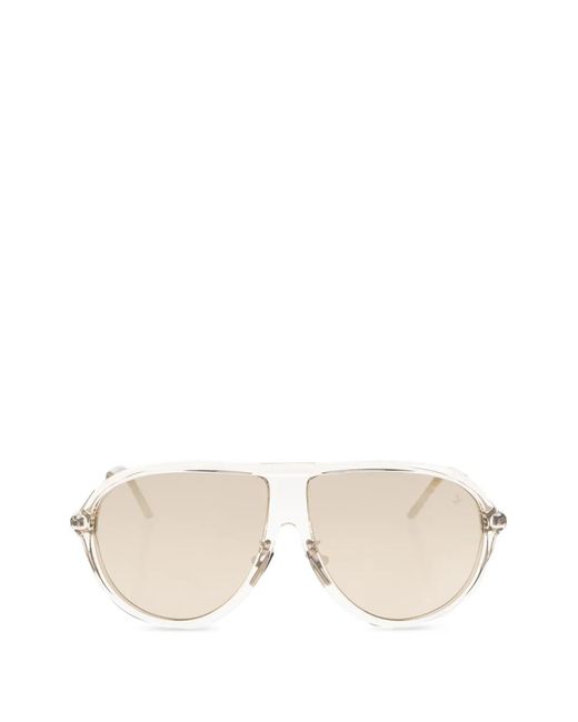 Moncler Natural Pilot Frame Sunglasses