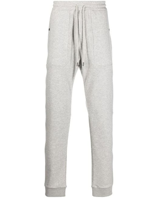 Woolrich Gray Drawstring-Fastening Waistband Trousers for men