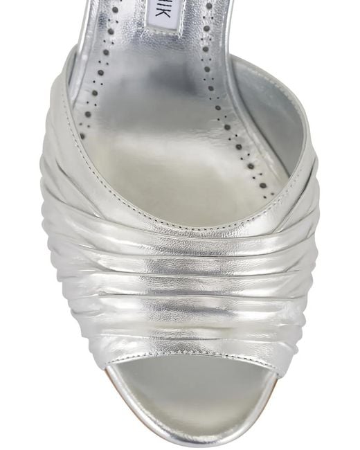 Manolo Blahnik White Pirua Sandals