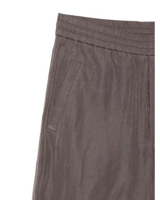Giorgio Armani Gray Elasticated Shorts for men