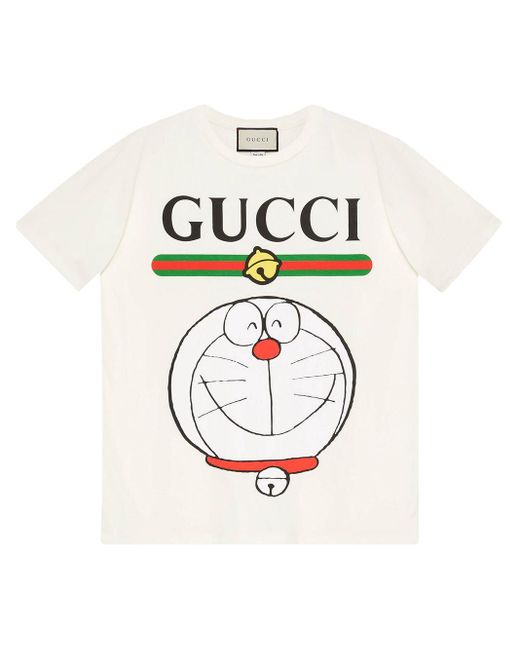Camiseta estampada de x Doraemon Gucci de color White