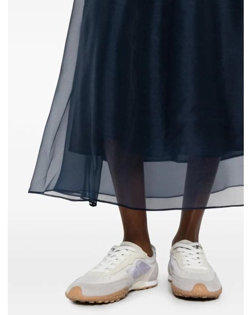 Weekend by Maxmara Blue Visino Pleated Skirt