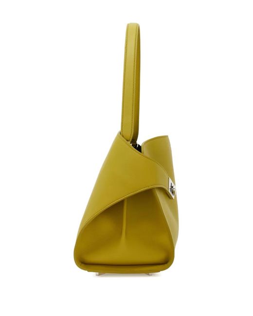 Ferragamo Yellow Hug Shoulder Bag