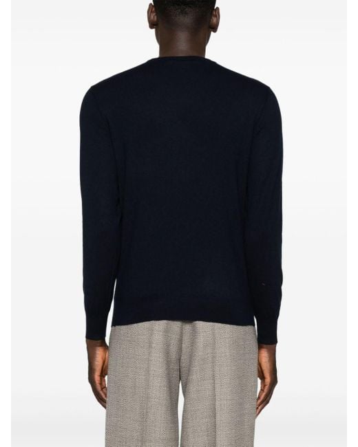 Ralph Lauren Blue Cashmere Sweater for men