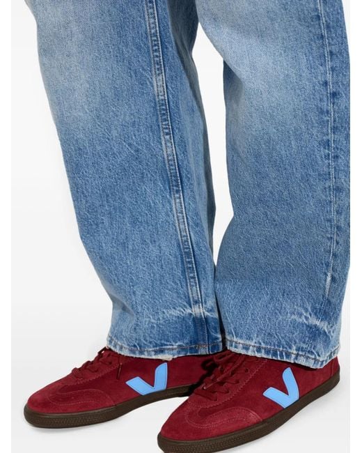 Veja Red Volley Suede Grenat Aqua Eagle