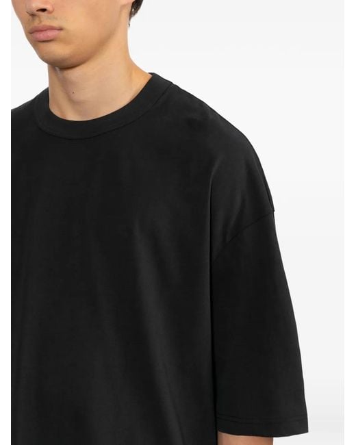 Comme des Garçons Black Cotton T-Shirt for men