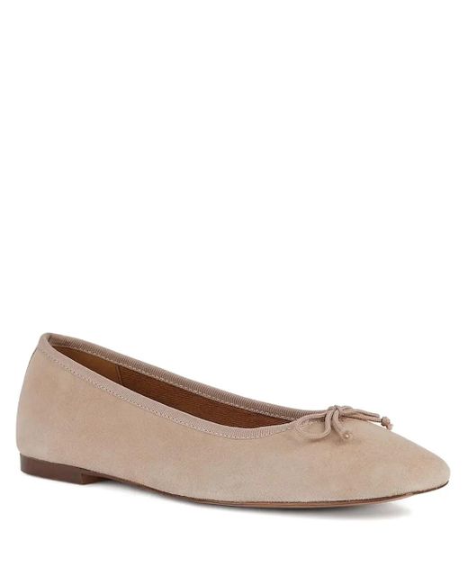 Geox Brown Suede Ballet Flats