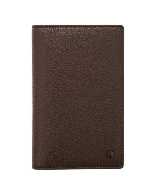Lottusse Brown Borne Pebbled Leather Wallet for men