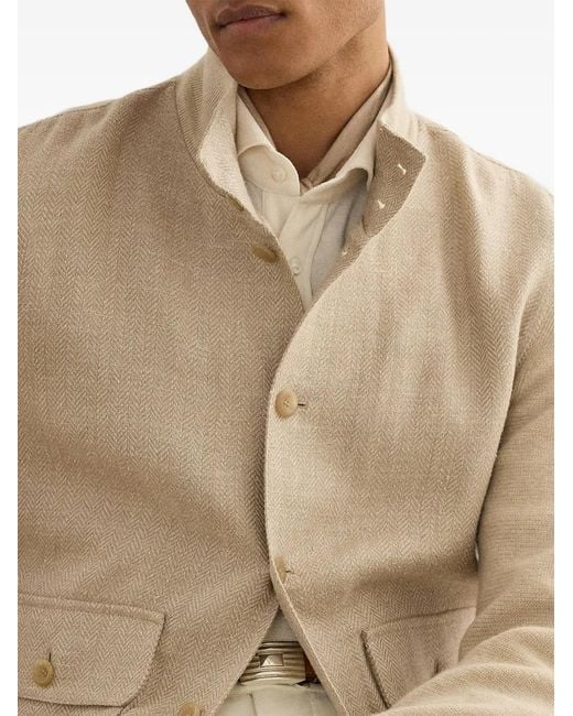 Ralph Lauren Natural Herringbone Jacket for men