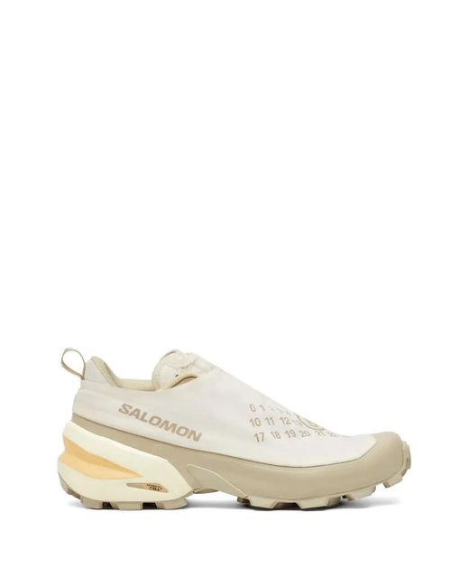 MM6 MAISON MARGIELA X SALOMON White Logo-Print Slip-On Sneakers