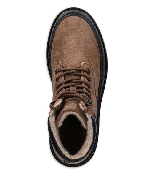 メンズ Gant レースアップ ブーツ Brown