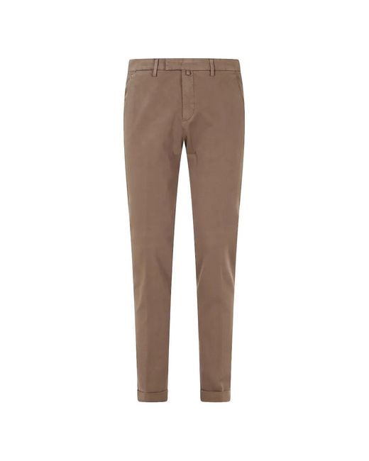 Briglia 1949 Natural Belt-Loops Trousers for men