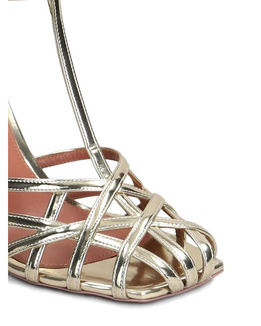 Sandalias Lidia de 100 mm Aldo Castagna de color Metallic
