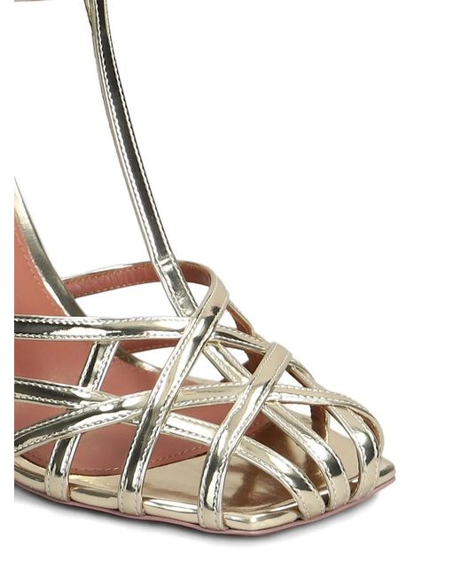 Castagna Metallic 100Mm Lidia Sandals