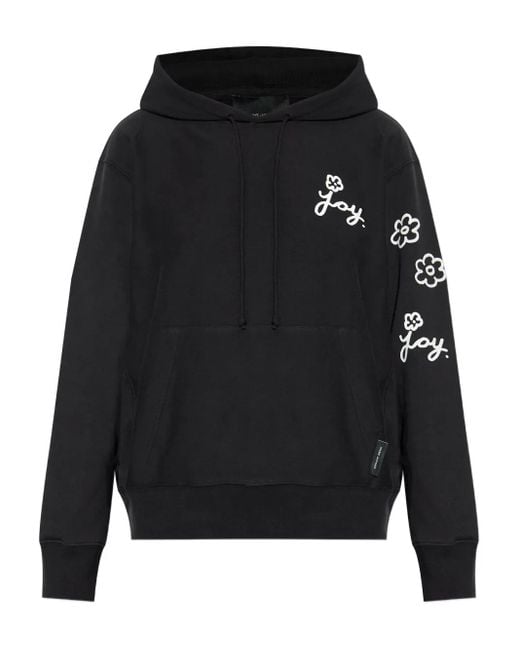 Marc Jacobs Black X David Shrigley Joy Daisy Hoodie