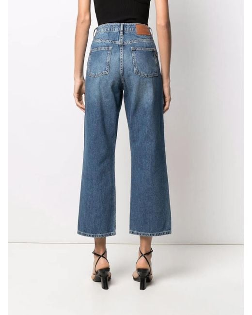 Philipp Plein Iconic Plein ワイドジーンズ Blue
