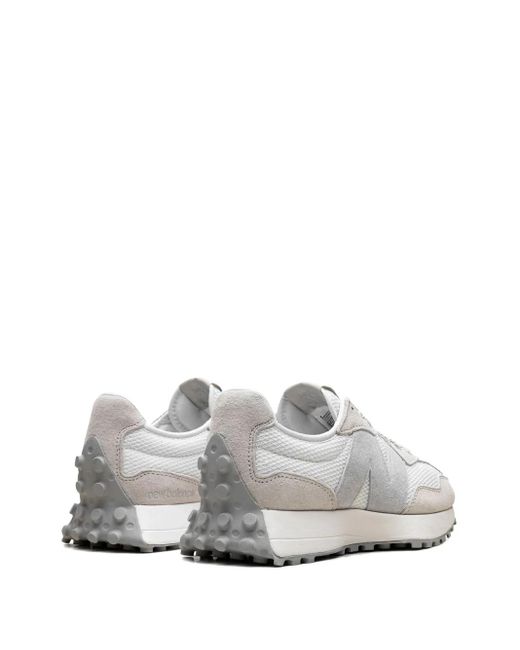 New Balance White 327 "Timberwolf/Reflection" Sneakers