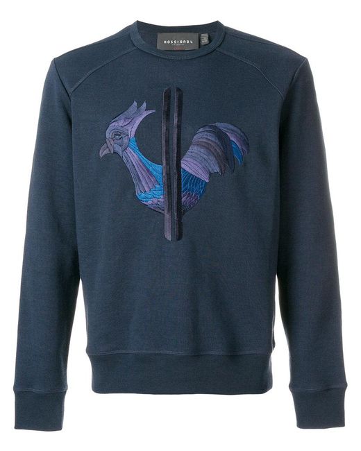 Lyst - Rossignol Embroidered Chicken Sweatshirt in Blue for Men
