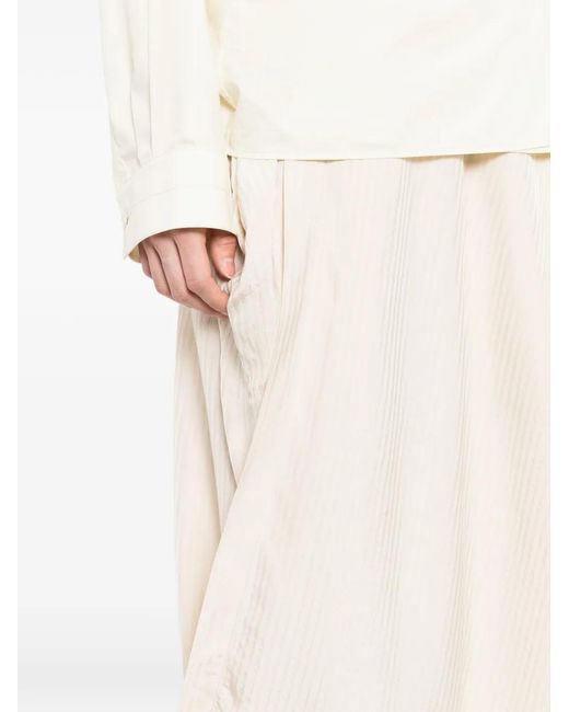 Uma Wang Gink Midi-Rok in het White