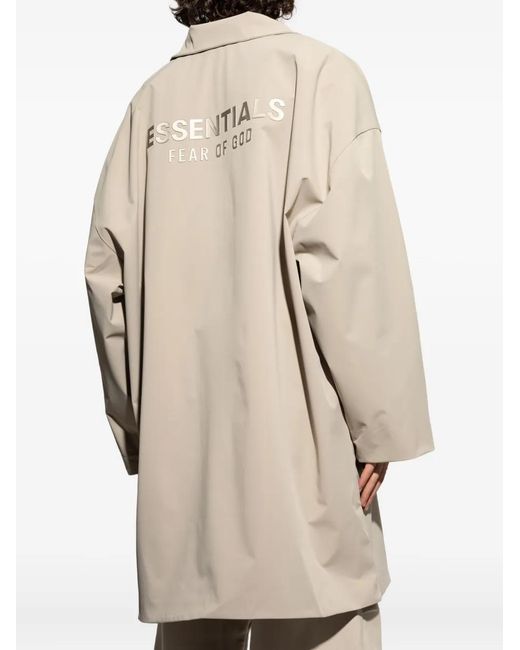 Fear Of God Natural Timber Zip-Front Coat for men