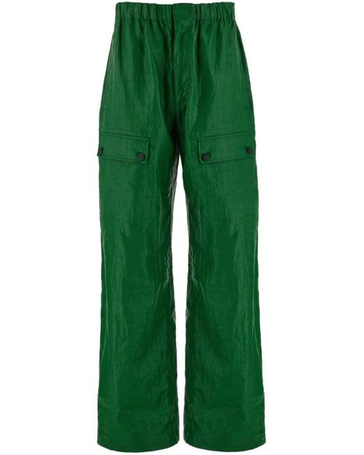 Pantalones anchos tipo cargo Ferragamo de hombre de color Green