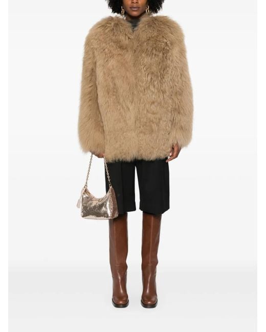 Prada Natural Shearling Jacket