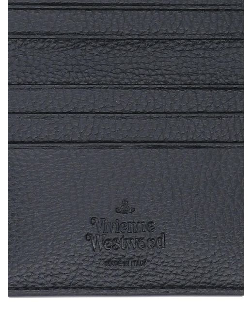Vivienne Westwood Black Orb-Plaque Card Holder