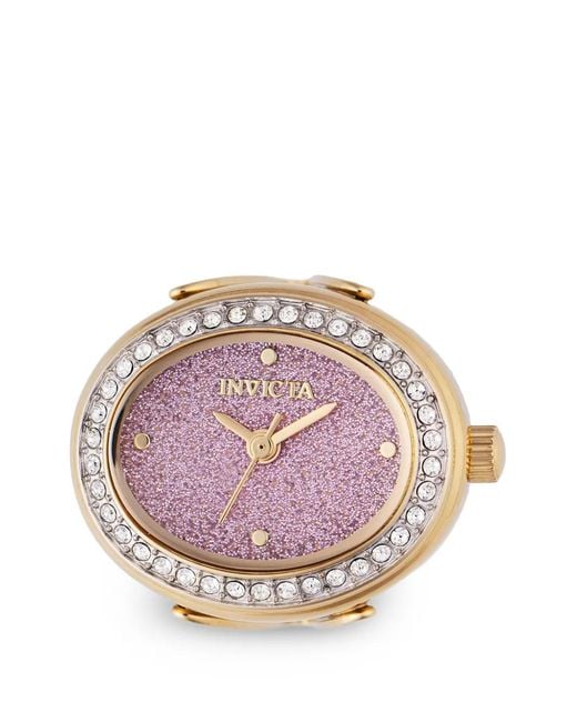 INVICTA WATCH Pink Ángel 24Mm Ring Watch