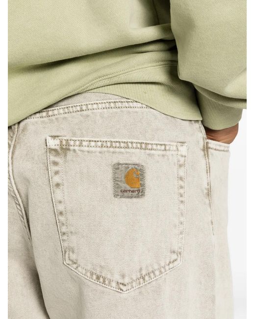 Carhartt White Buttoned Jeans for men