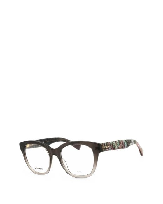 Missoni Gray Square-Frame Gradient-Effect Glasses
