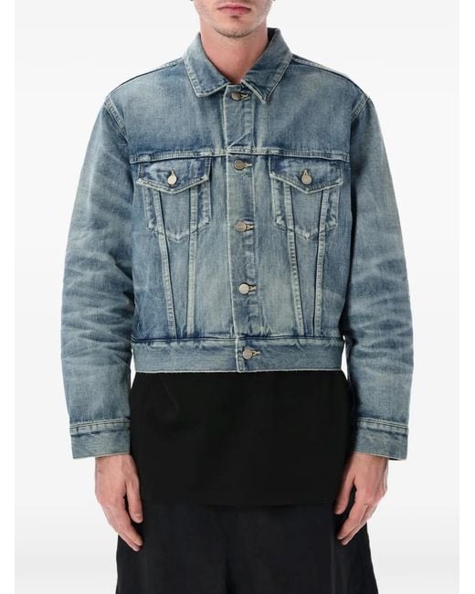 Fear Of God Blue Japanese Selvedge Classic Trucker Jacket for men