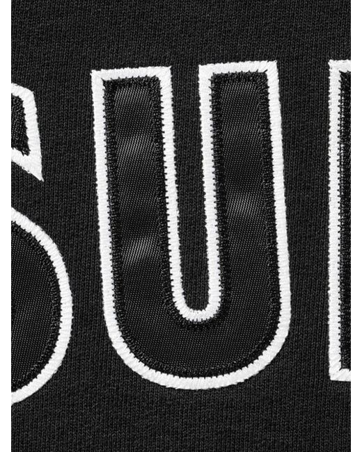 Supreme Black Veste Zippée À Patch Logo for men