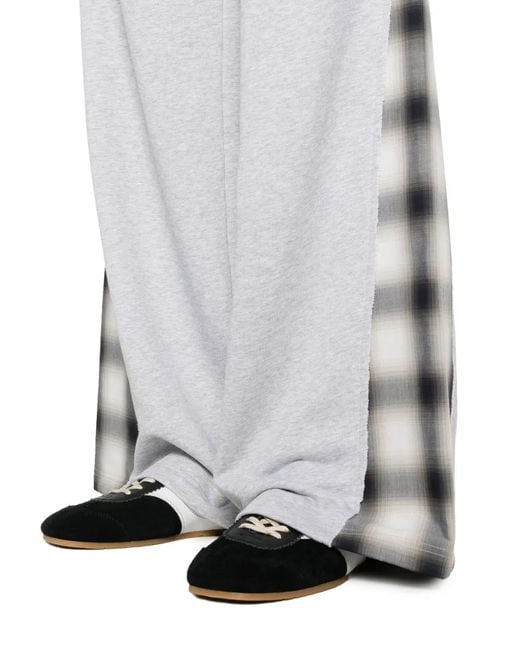 Feng Chen Wang White Side-Detail Track Pants