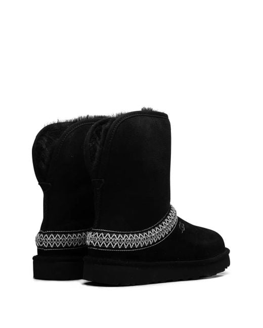 Ugg Black Classic Crescent Boot Boots