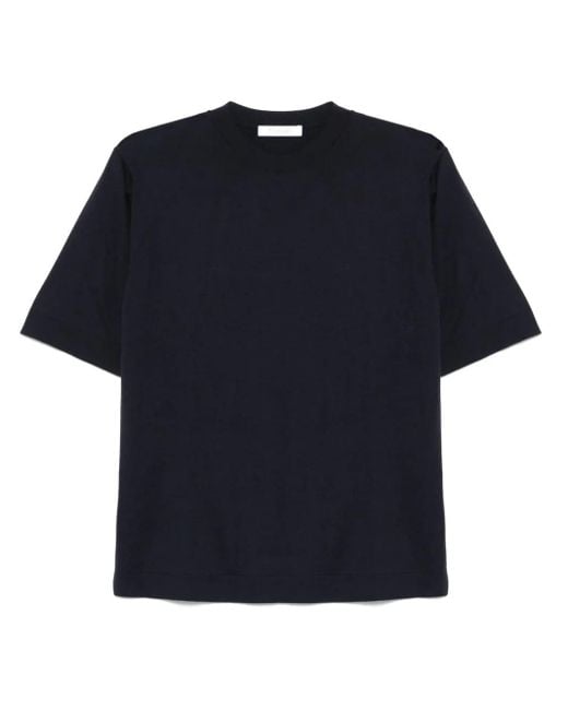 メンズ Cruciani ファインニット Tシャツ Blue