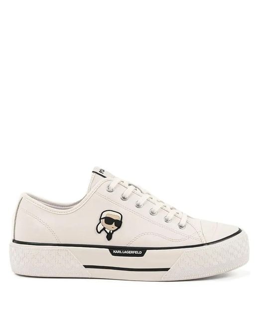 Karl Lagerfeld White Kampus Max Sneakers for men