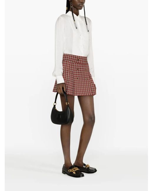 Liu Jo White Weave Monogram Shirt