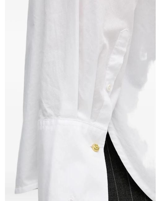 Barbour White Wren Cuff Shirt