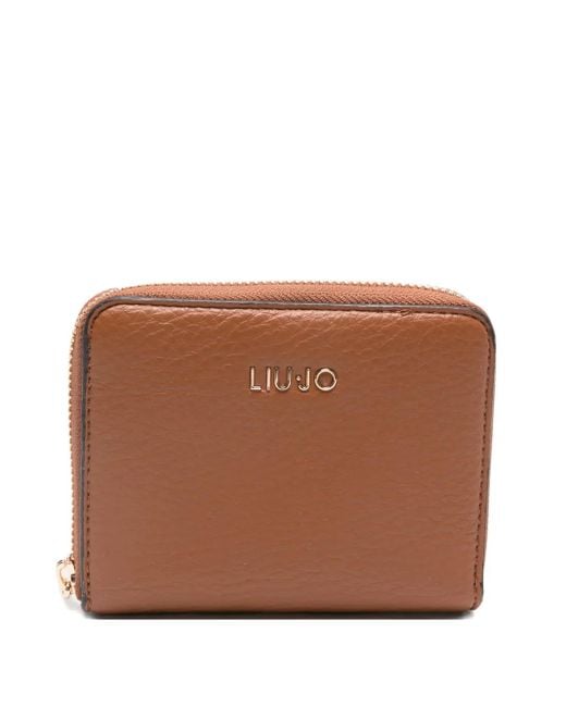 Portefeuille À Fermeture Zippée Liu Jo en coloris Brown