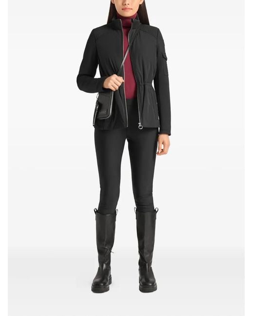 Fusalp Black Quilted-Panel Jacket