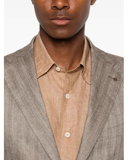 Tagliatore Gray Long-Sleeves Suit for men