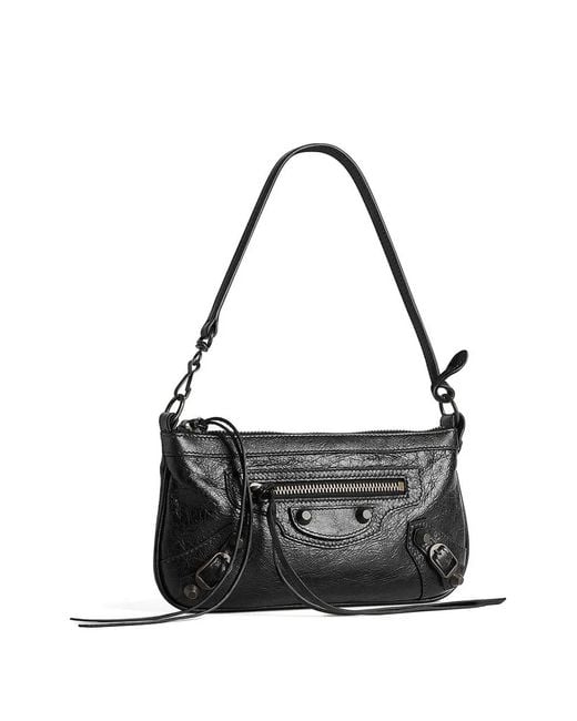Balenciaga White Le City Leather Tote Bag