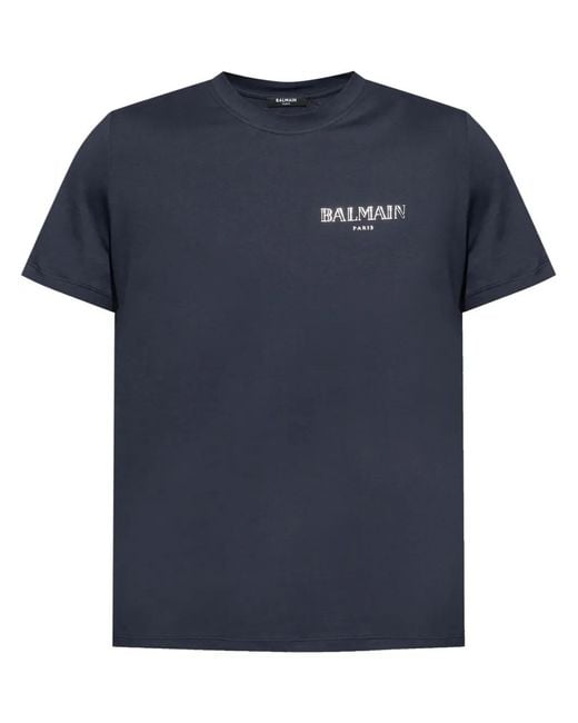 Balmain Blue T-Shirts And Polos for men