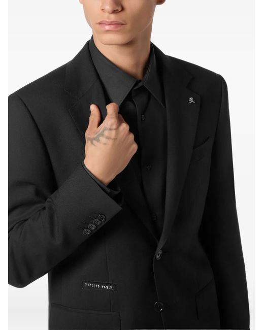 Philipp Plein Black Blazers for men