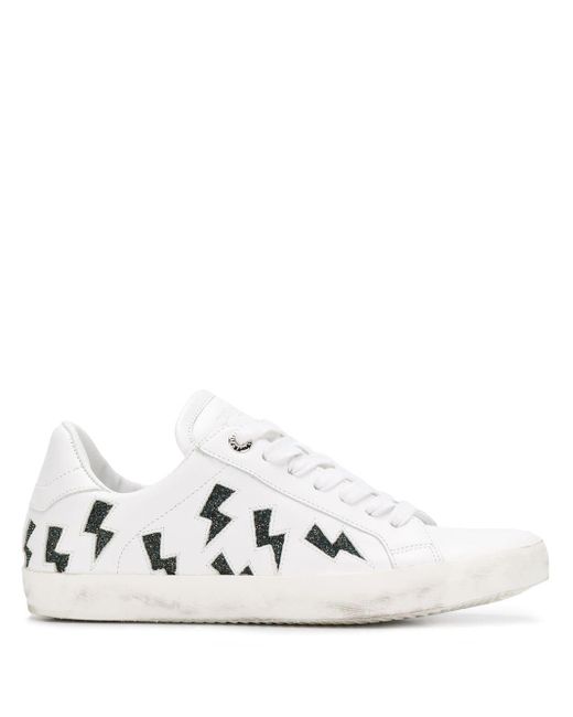 Zadig & Voltaire Flash Sneakers in het White