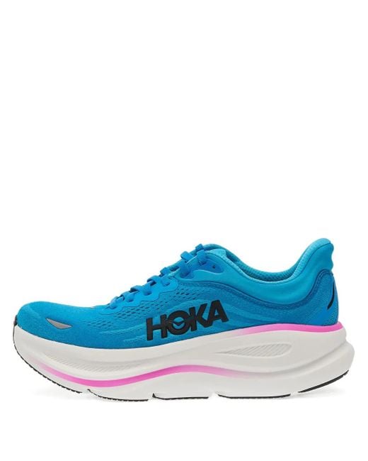 Hoka One One Blue Bondi 9 Sneakers