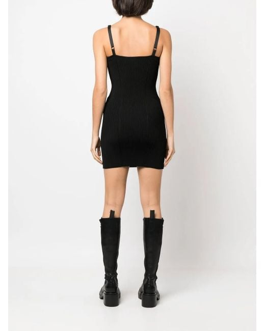 Givenchy Black Fitted Sleeveless Mini Dress