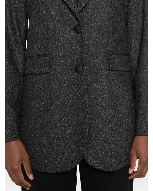 Peuterey Black Button-Fastening Jacket