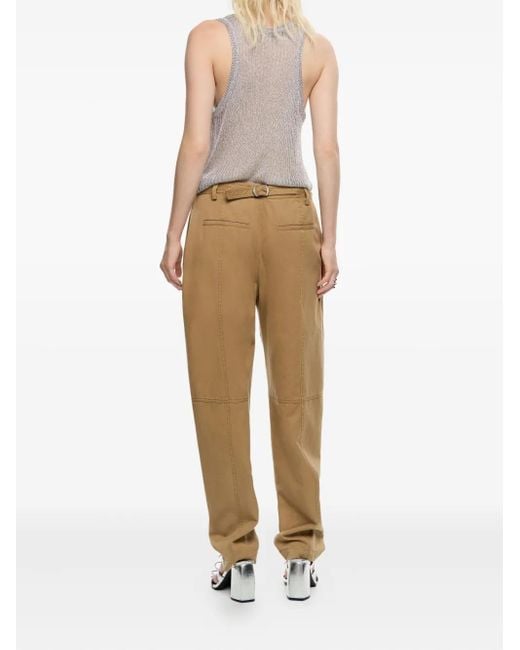 Bimba Y Lola Broek Met Details in het Natural
